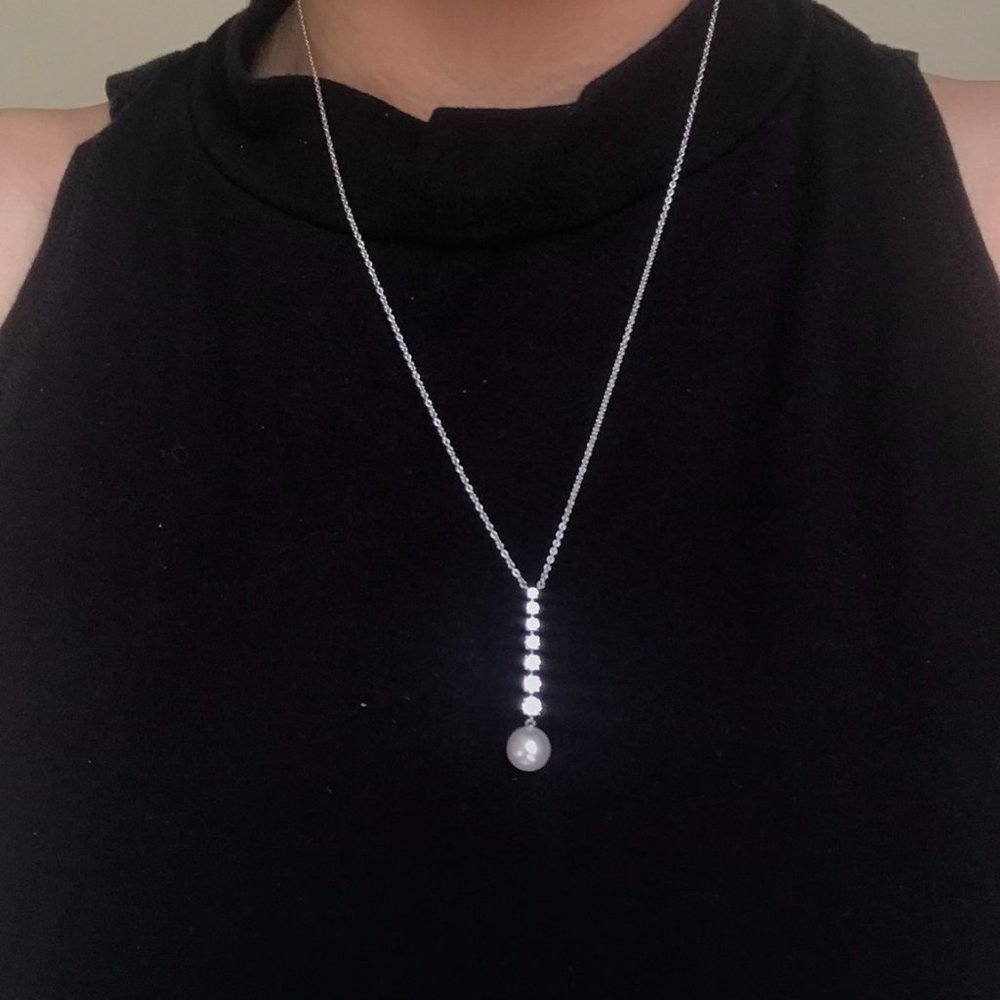 Eliot Danori Crystal & Imitation Pearl Necklace